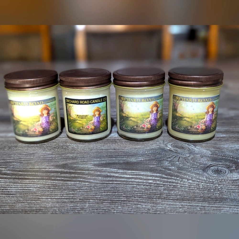 Handcrafted soy candle bundle